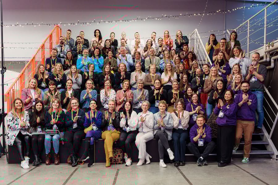 Alle Teilnehmenden des hierbleiben BARCAMPS 2025