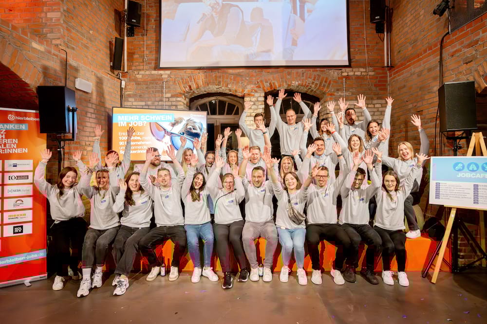 Das Team vom hierbleiben JOBEVENT