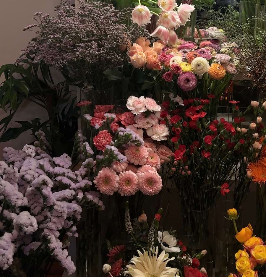 Die Blumenauswahl
