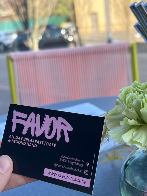 Die Visitenkarte des Favors